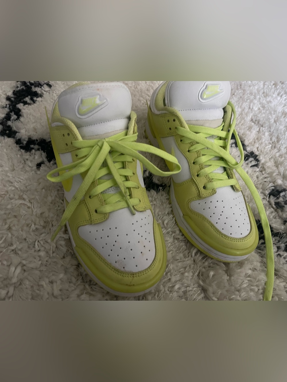 Nike lime green dunks